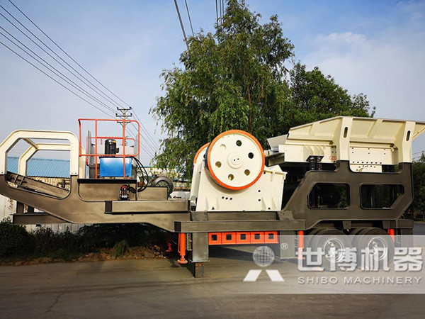 移動石子碎石機(jī)