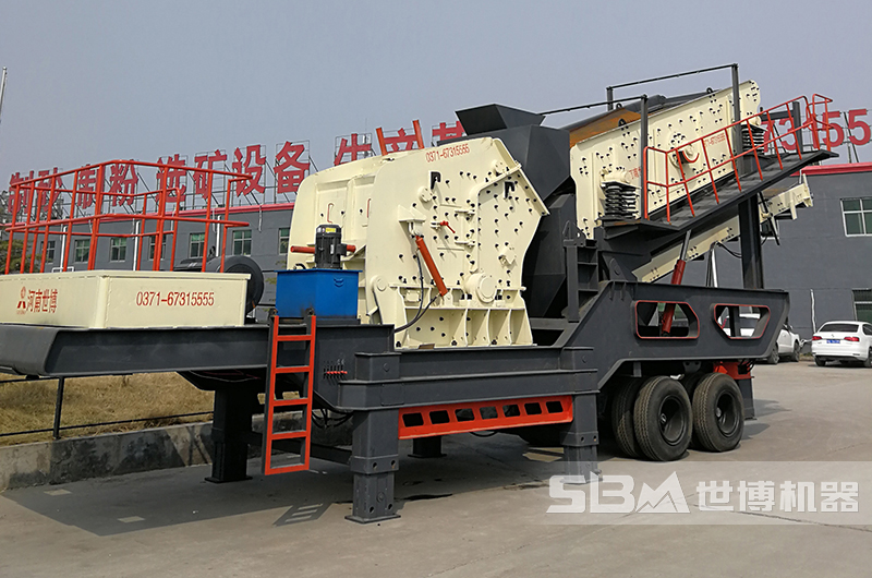 大型采石場碎石機(jī)之移動破碎機(jī)
