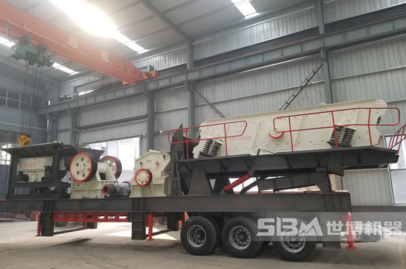 移動式建筑垃圾破碎制砂一體機(jī)成品圖