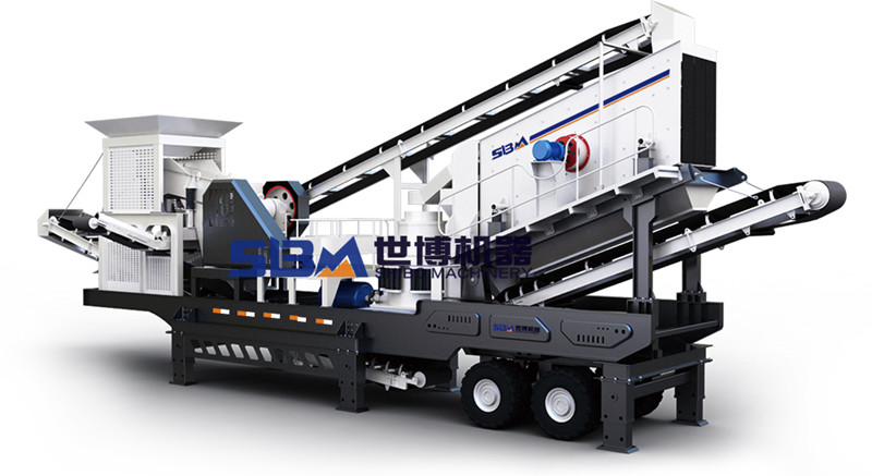 四組合移動石子破碎機結(jié)構(gòu)設(shè)計圖