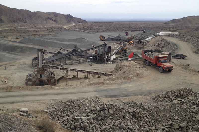 碎石場現(xiàn)場圖，碎石場全套設備