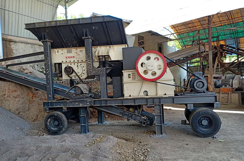 顎破搭配給料機(jī)的簡易移動車