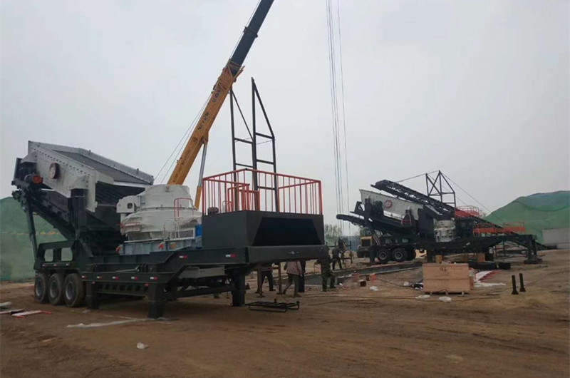 移動石灰石破碎制砂篩分設備