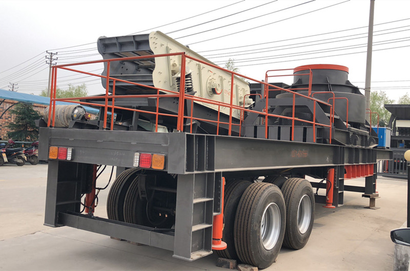 移動鵝卵石打砂機