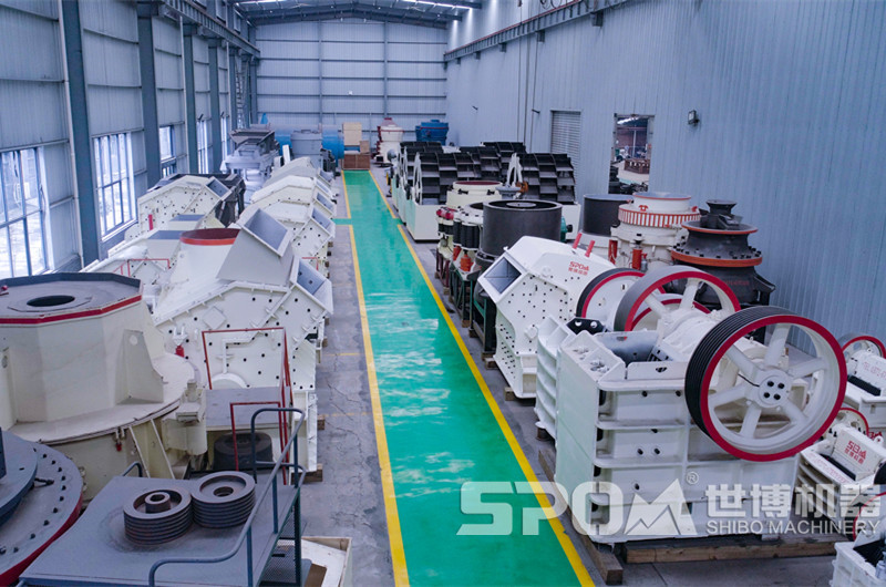 大型碎石機設備廠家車間圖