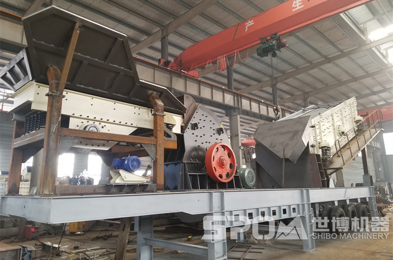 三組合移動錘式破碎機(jī)，大型移動破煤機(jī)