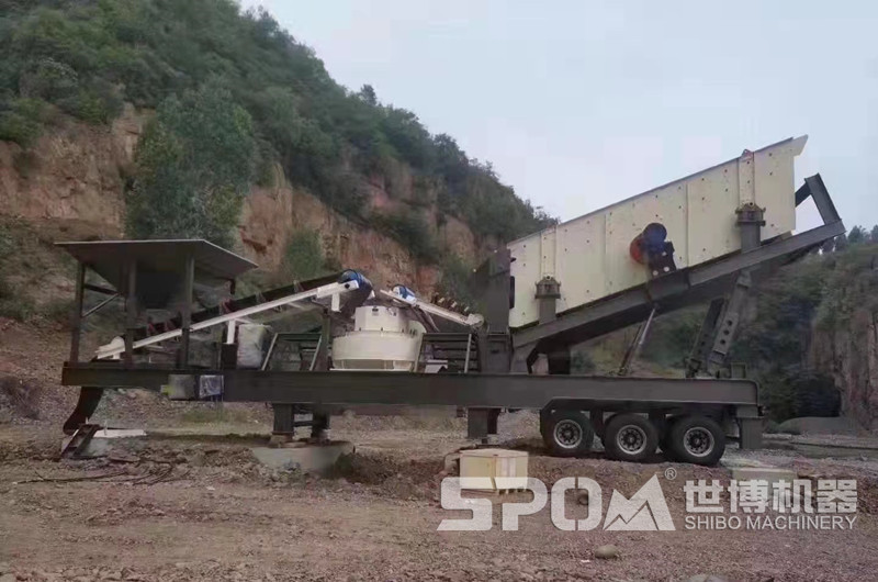 移動(dòng)式河卵石打砂機(jī)