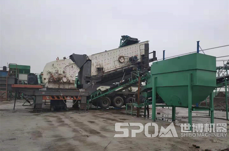 鵝卵石移動石子破碎機(jī)