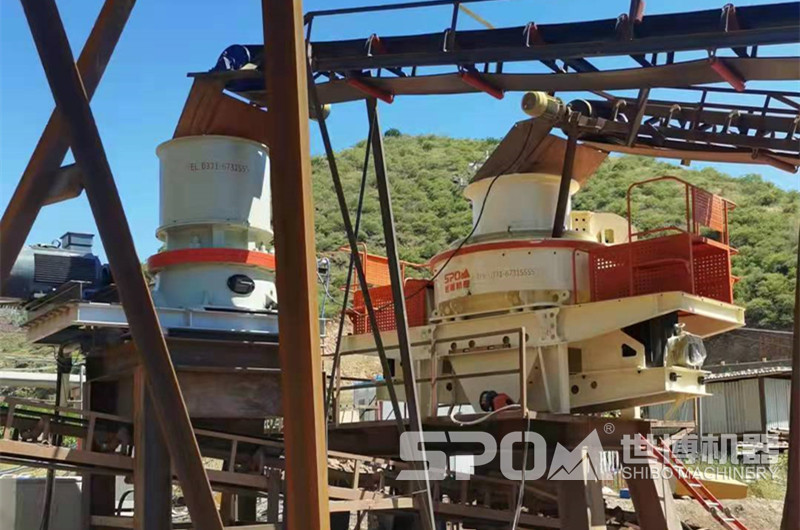 河卵石制砂設(shè)備現(xiàn)場(chǎng)圖