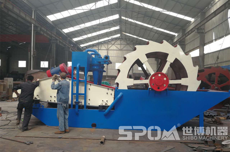 石子面洗沙脫水一體機